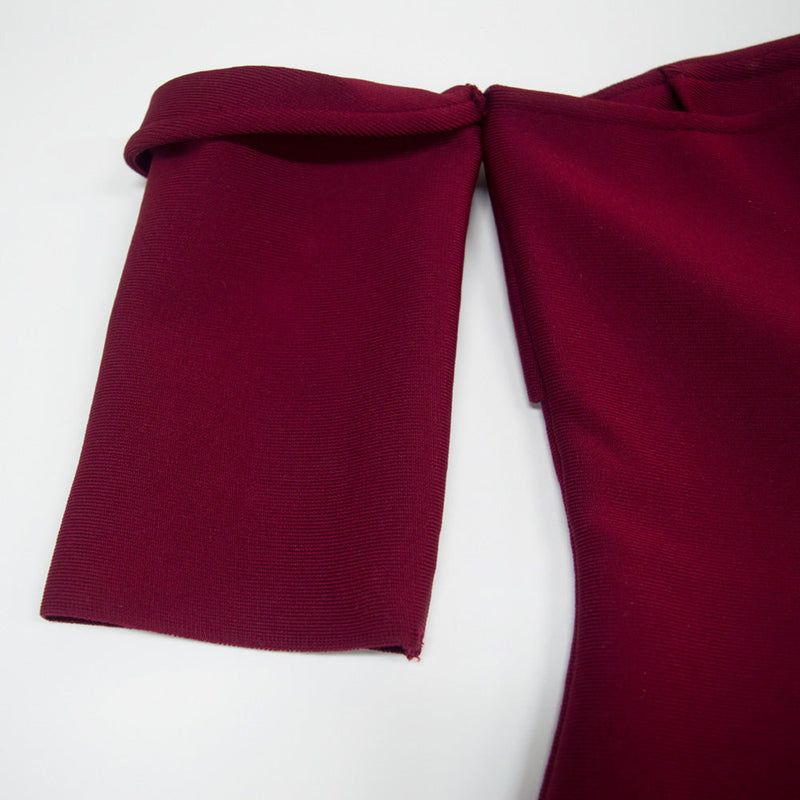 Wine Bandage Dress PHD1721 8