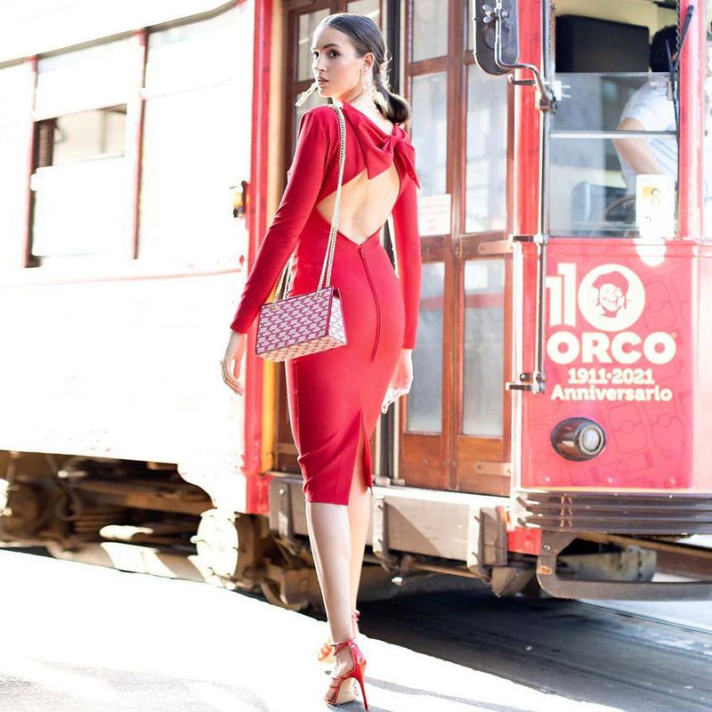 Red Bandage Dress PHD1735 2