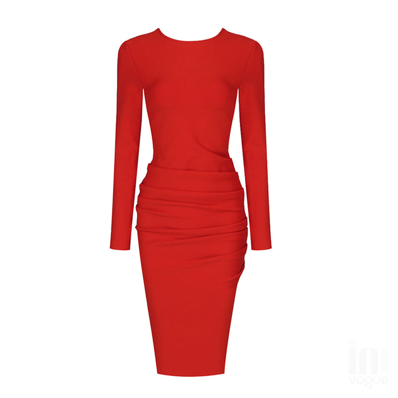 Red Bandage Dress PHD1735 5