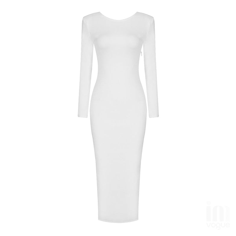 White Bandage Dress PHD1736 4