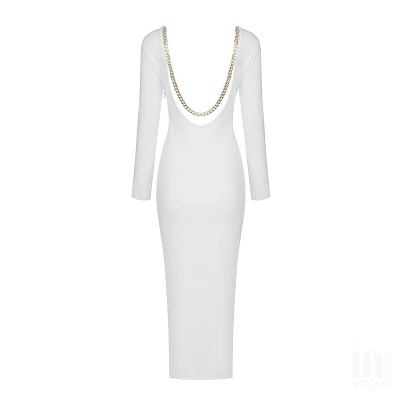 White Bandage Dress PHD1736 5