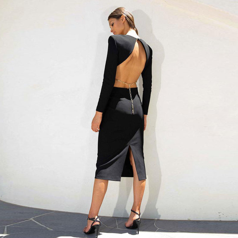 Black Bandage Dress PHD1737 2