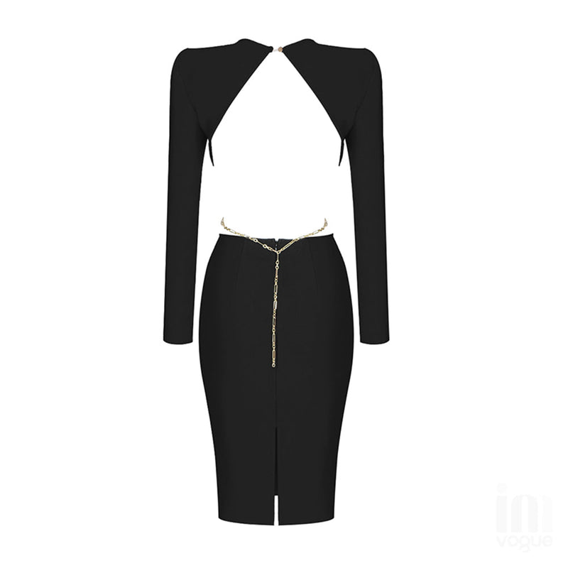 Black Bandage Dress PHD1737 4