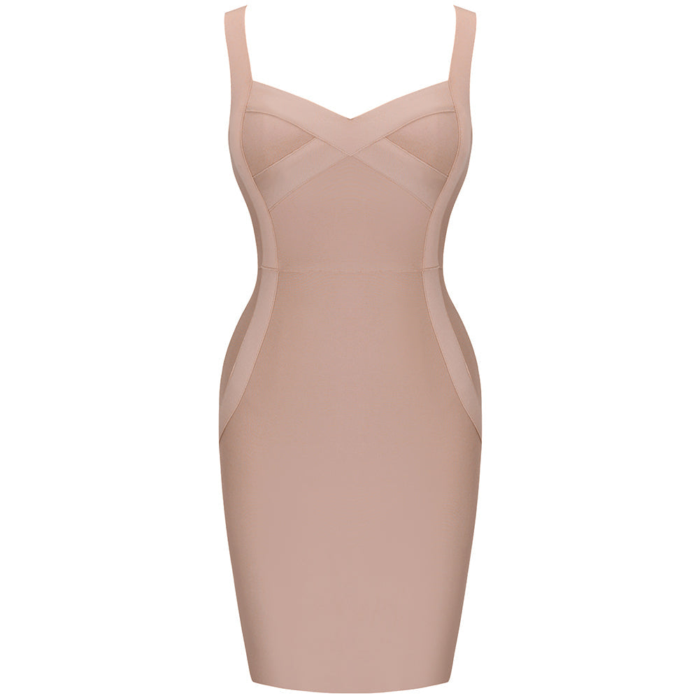 Nude Bandage Dress PK211102 1