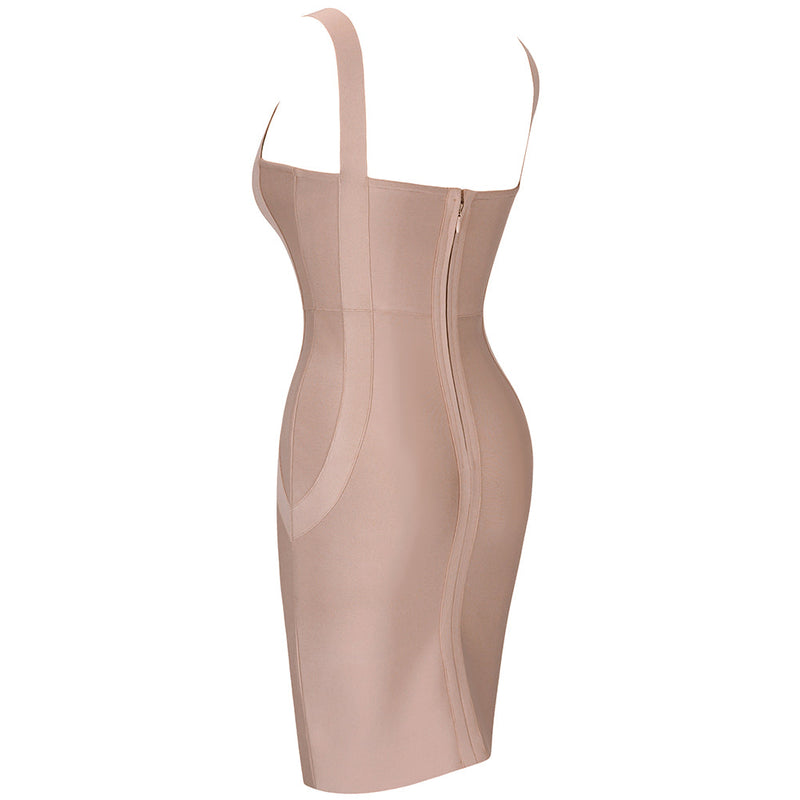 Nude Bandage Dress PK211102 2