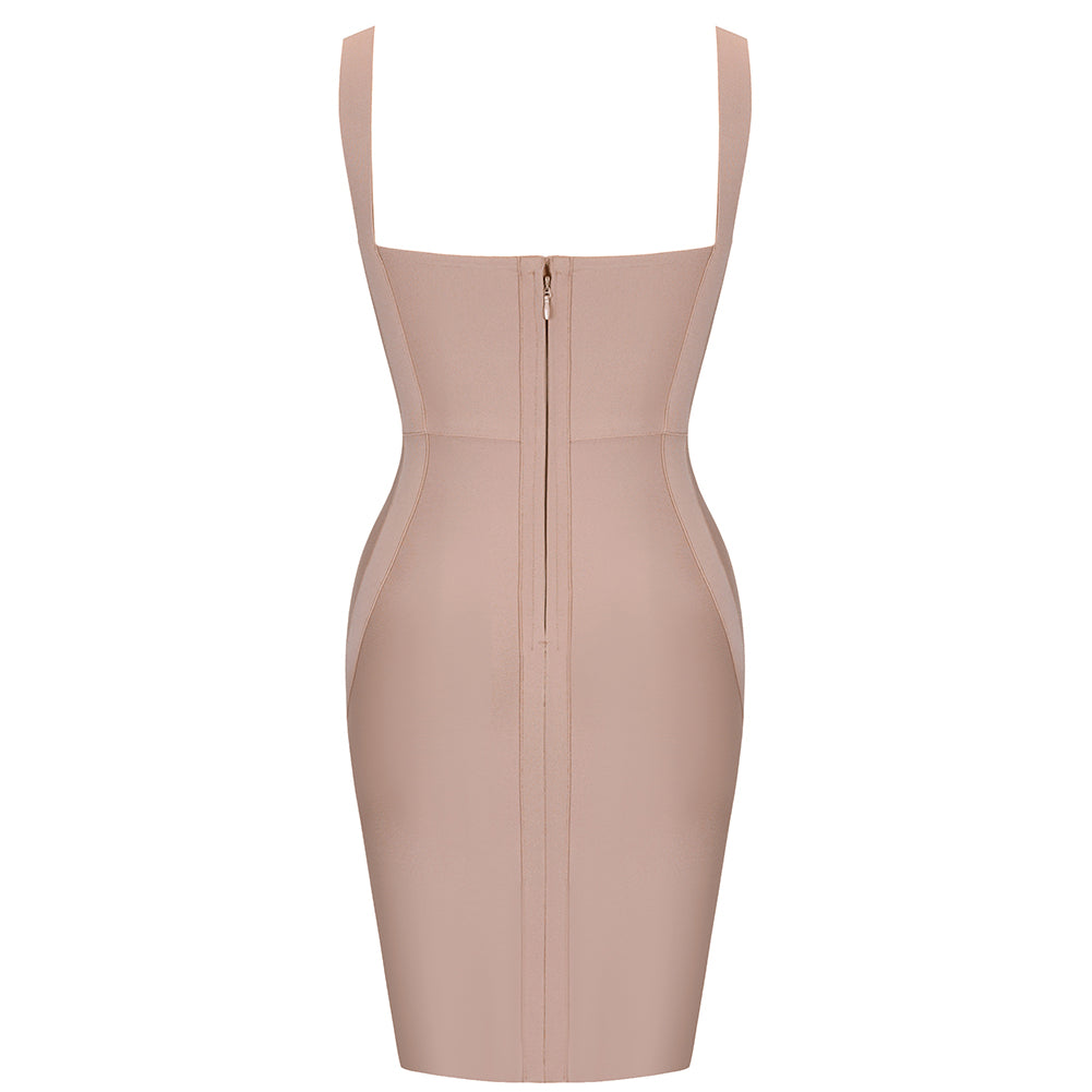 Nude Bandage Dress PK211102 3