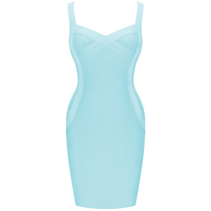 Sky Blue Bandage Dress PK211102 1