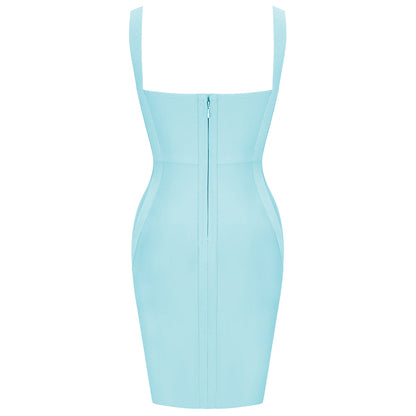 Sky Blue Bandage Dress PK211102 3
