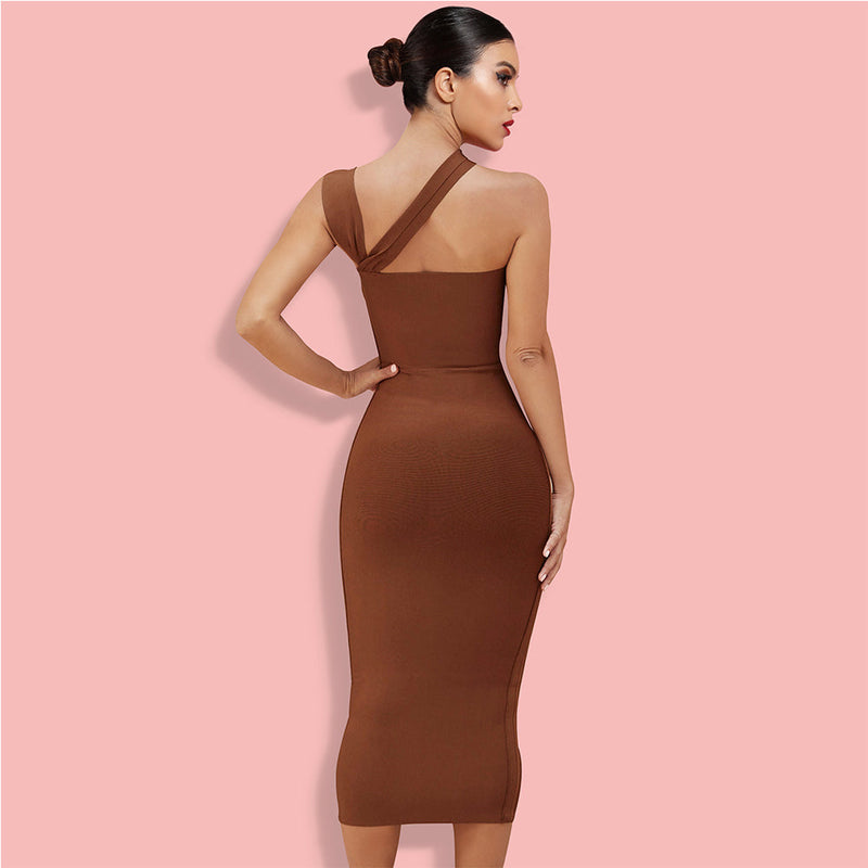 Brown Bandage Dress PP091406 2