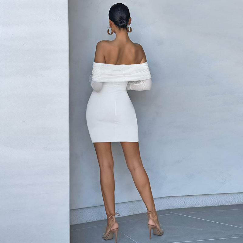 White Bandage Dress PP21827 4