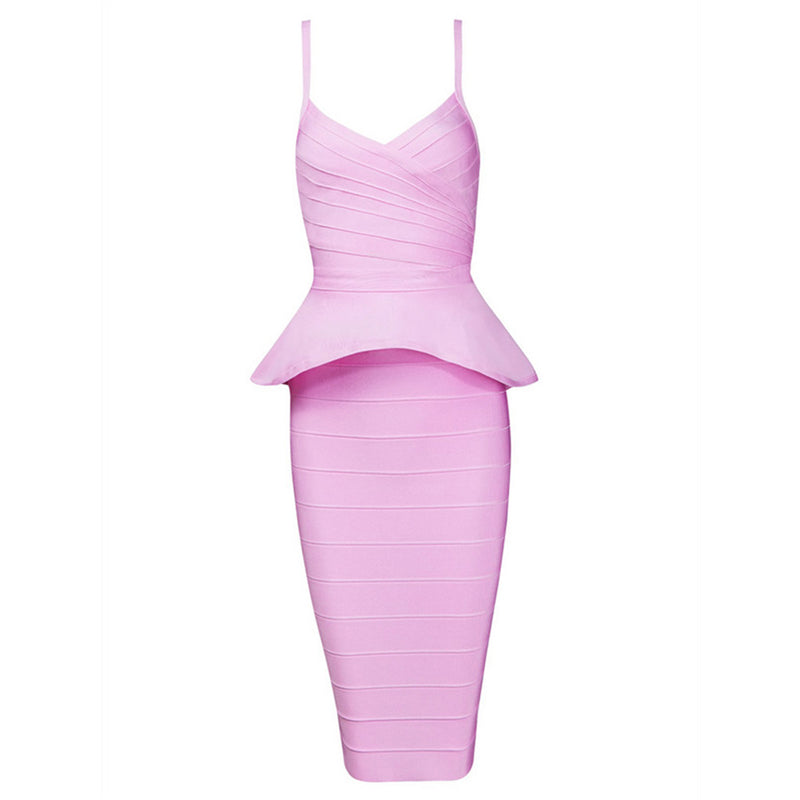 Purple Bandage Dress PP23044 2