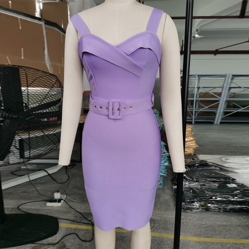 Purple Bodycon Dress PP23133