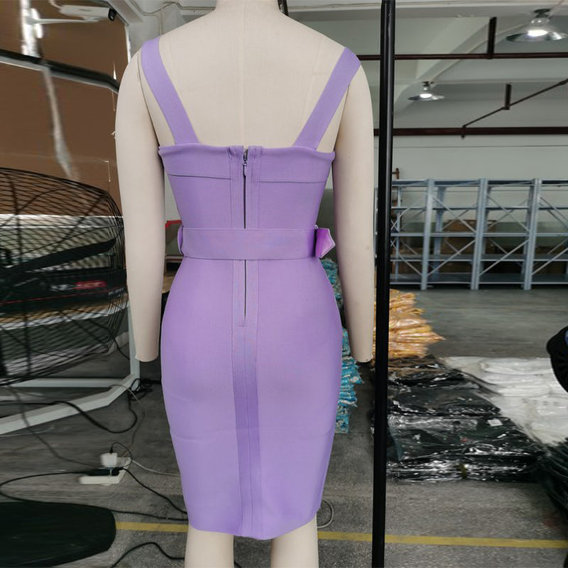 Purple Bodycon Dress PP23133