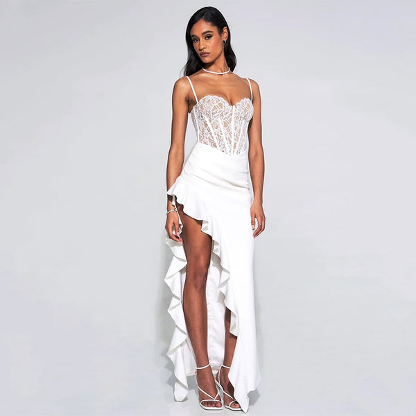White Bodycon Dress PP23173