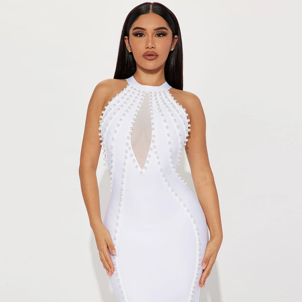 White Bodycon Dress PP23223