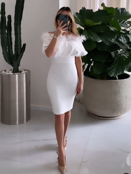 White Bandage Dress PP23409
