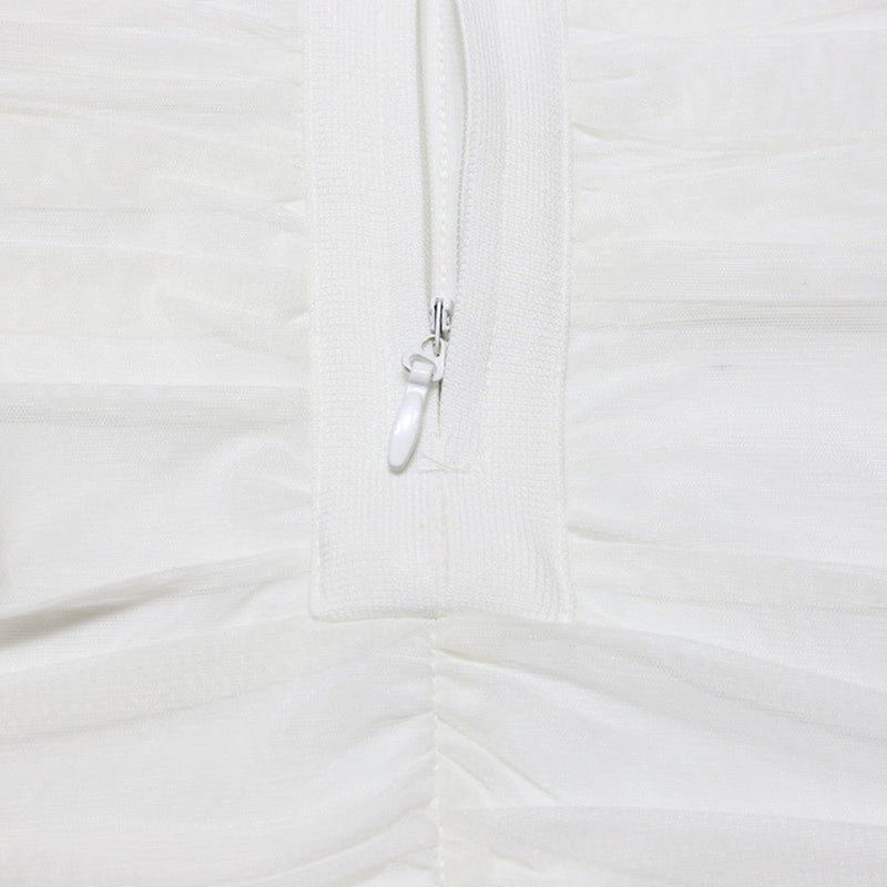 White Bandage Dress PZ0258 10