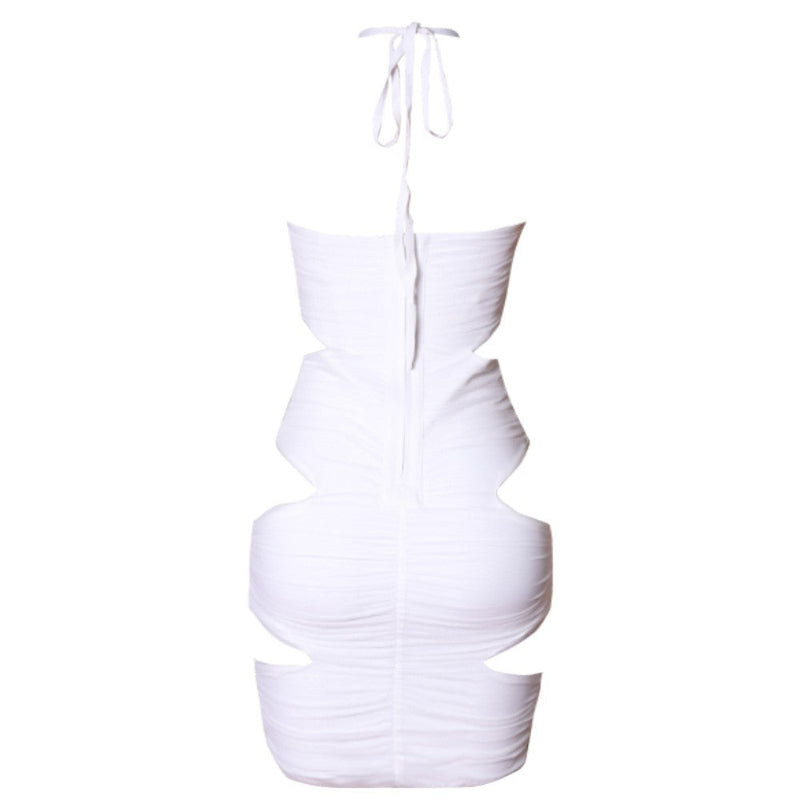 White Bandage Dress PZ0258 5