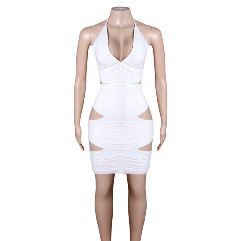 White Bandage Dress PZ0258 6
