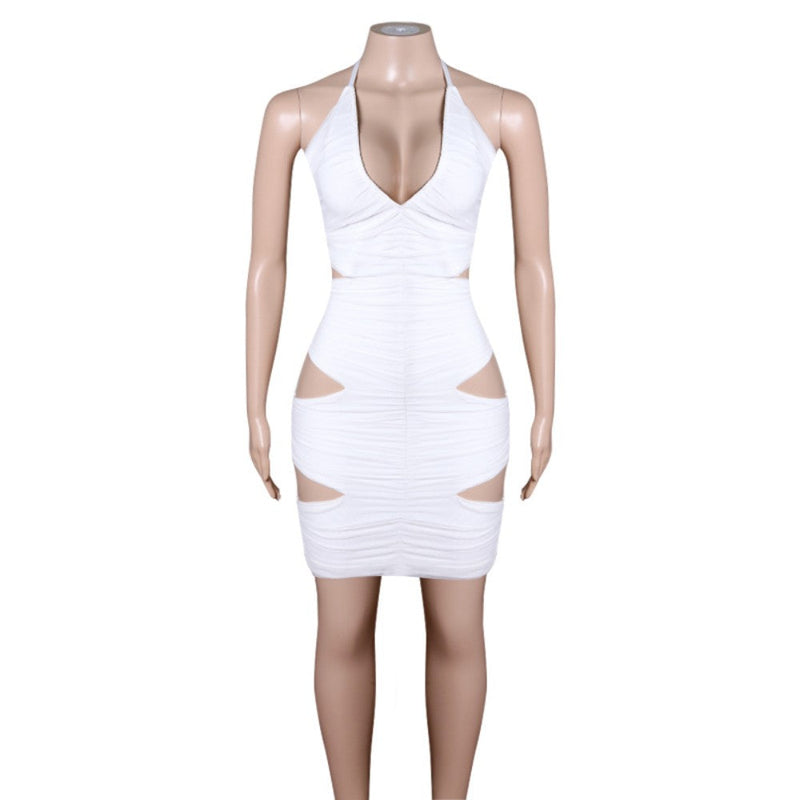 White Bandage Dress PZ0258 6