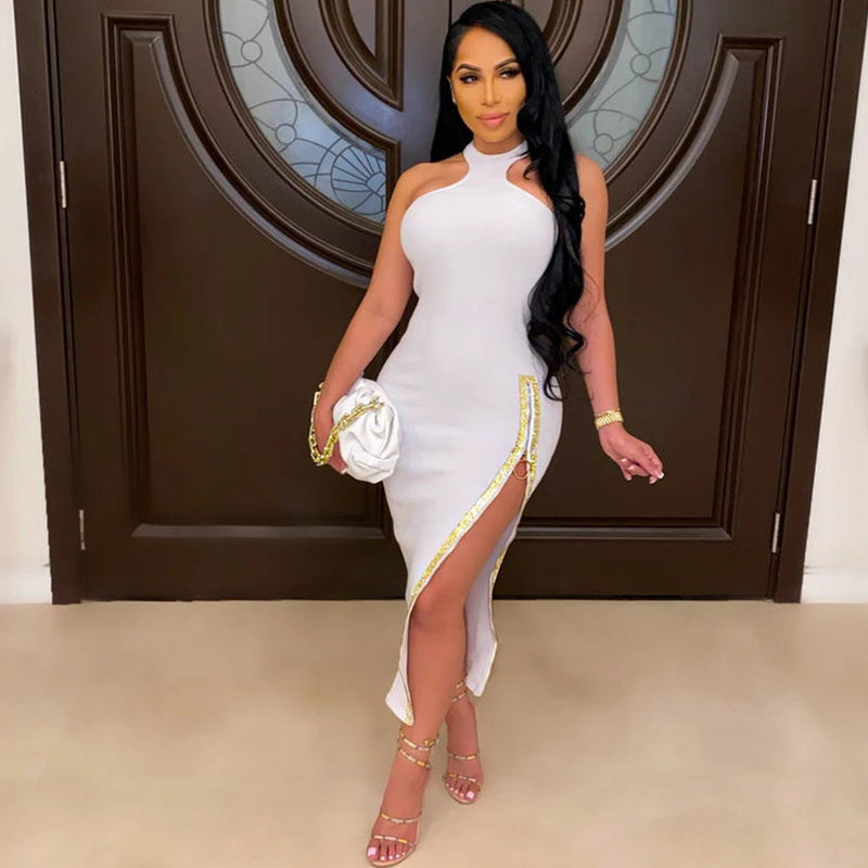 White Bandage Dress PZC1107 2