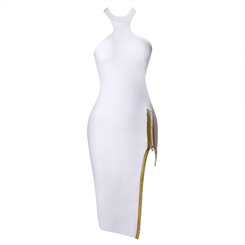 White Bandage Dress PZC1107 5