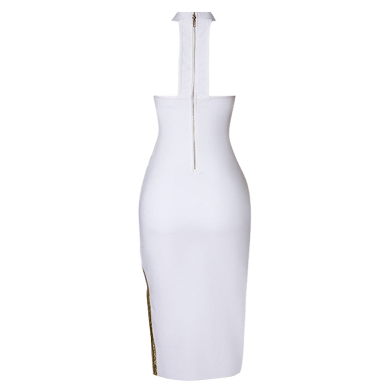 White Bandage Dress PZC1107 7