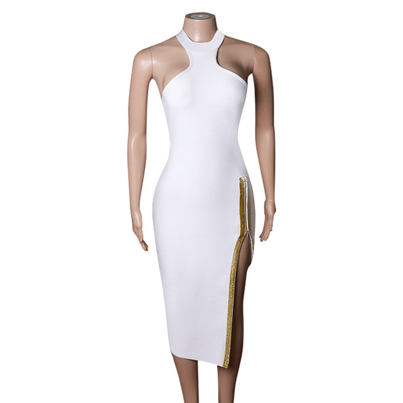 White Bandage Dress PZC1107 8