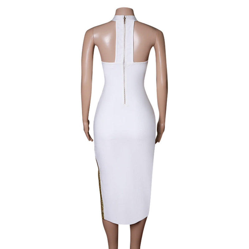 White Bandage Dress PZC1107 9