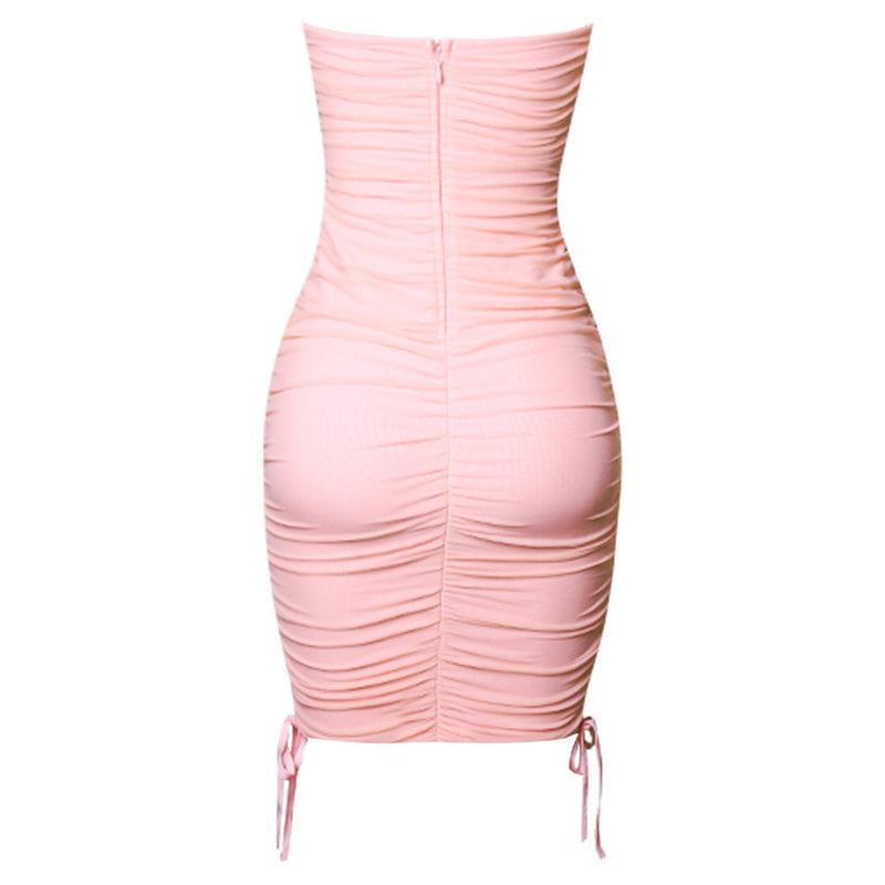 Pink Bandage Dress PZC1126 5