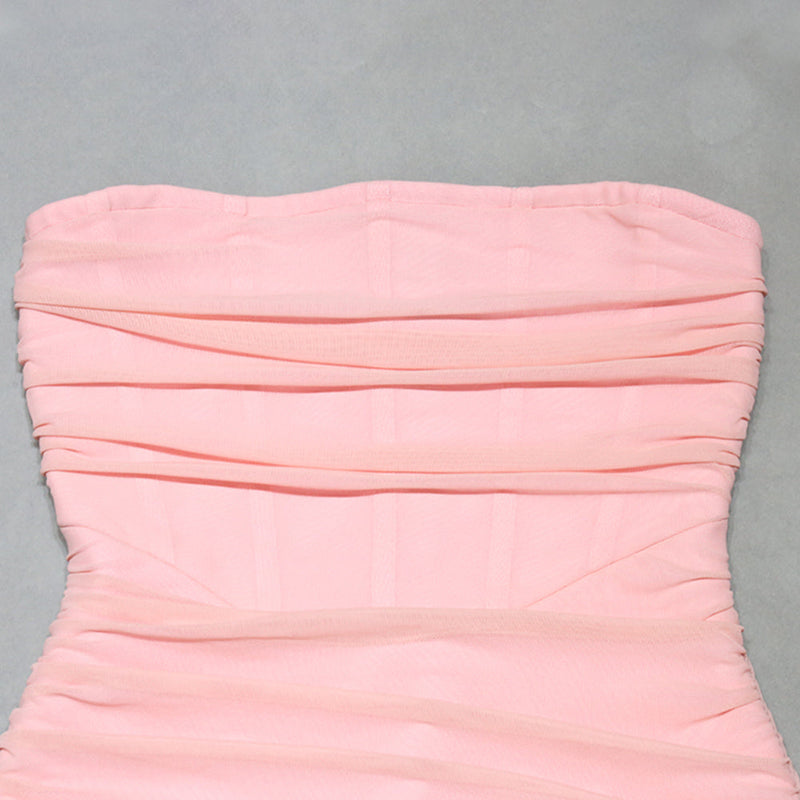Pink Bandage Dress PZC1126 8
