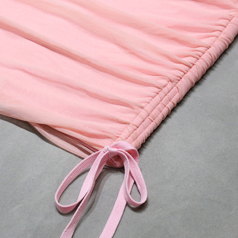 Pink Bandage Dress PZC1126 9