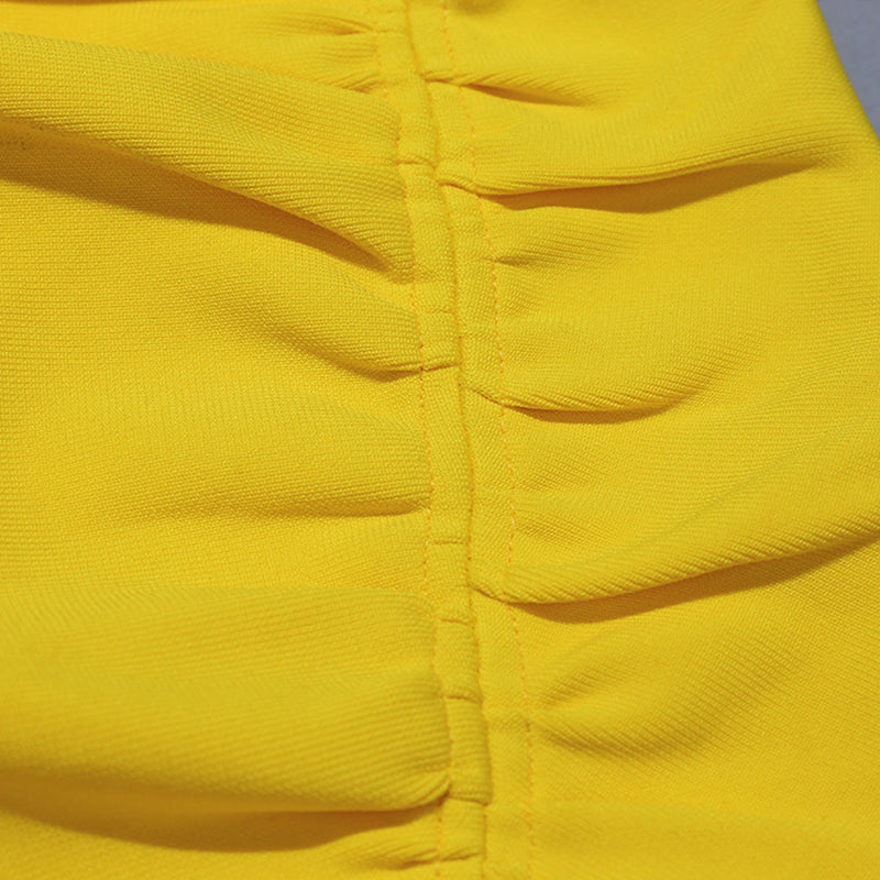 Yellow Bandage Dress PZC1138 13