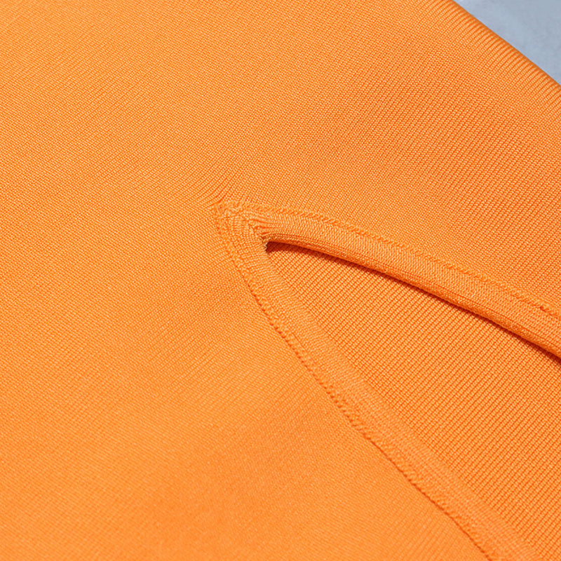 Orange Bandage Dress PZC1181 12