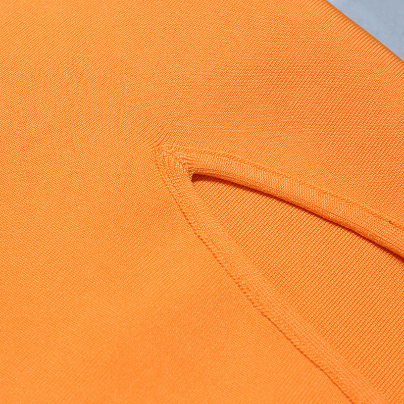 Orange Bandage Dress PZC1181 12