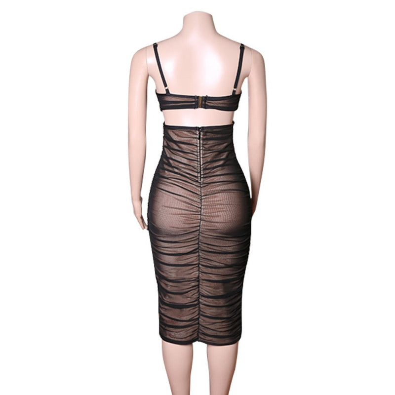 Black Bandage Dress PZC1215 7
