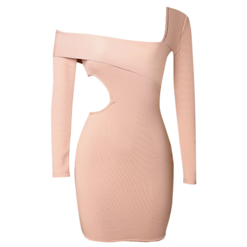 Nude Bandage Dress PZC1238 3