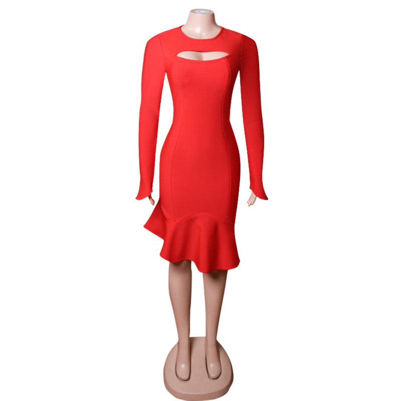 Red Bandage Dress PZC1456 6