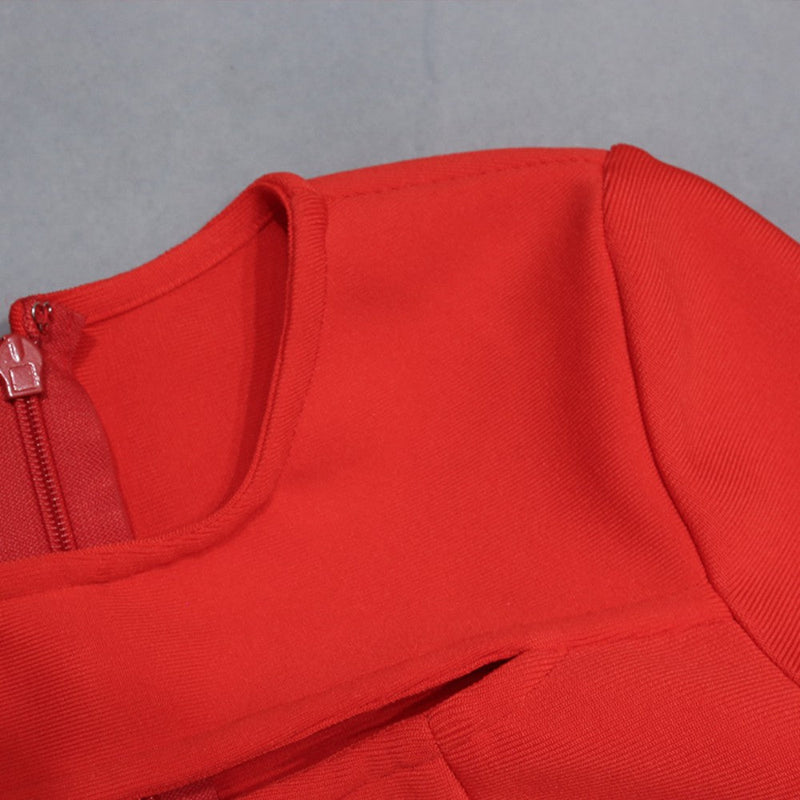 Red Bandage Dress PZC1456 8