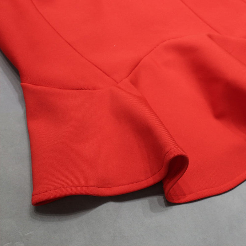 Red Bandage Dress PZC1456 9