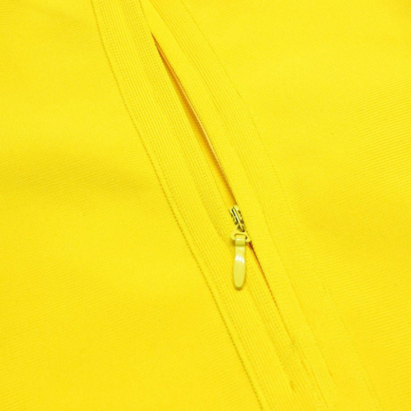 Yellow Bandage Dress PZC1472 9
