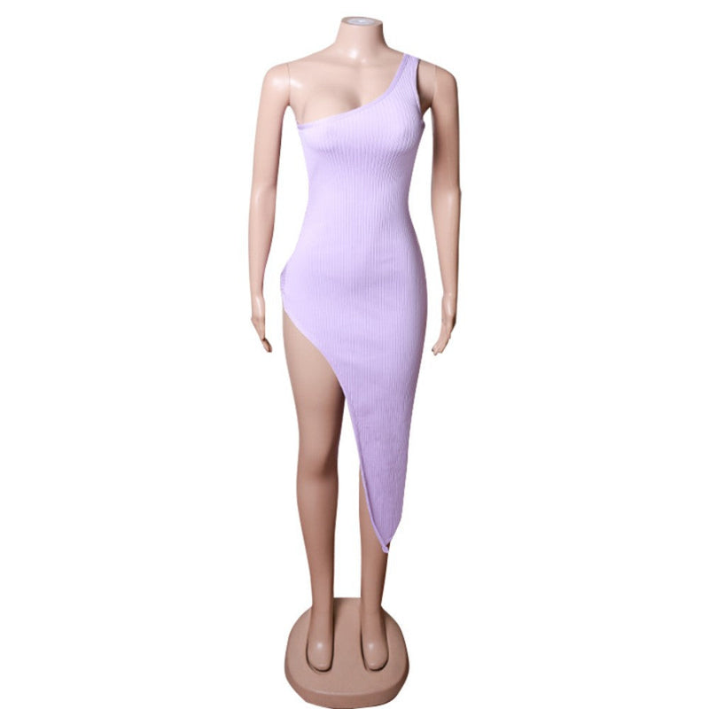 Light Purple Bandage Dress PZC1492 6