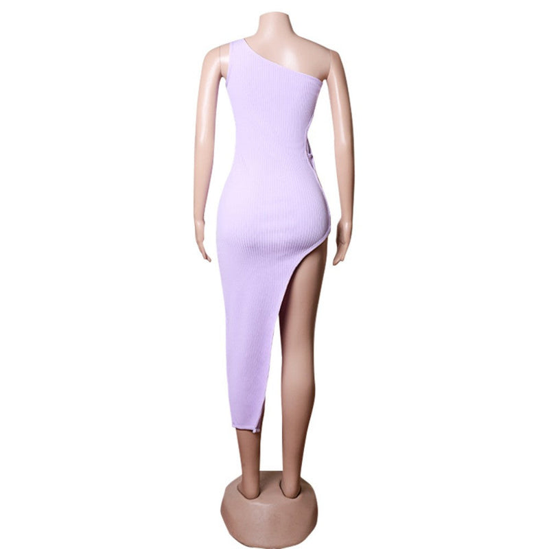 Light Purple Bandage Dress PZC1492 7