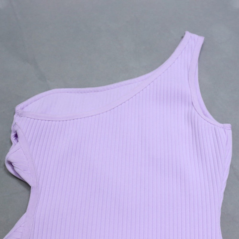 Light Purple Bandage Dress PZC1492 8