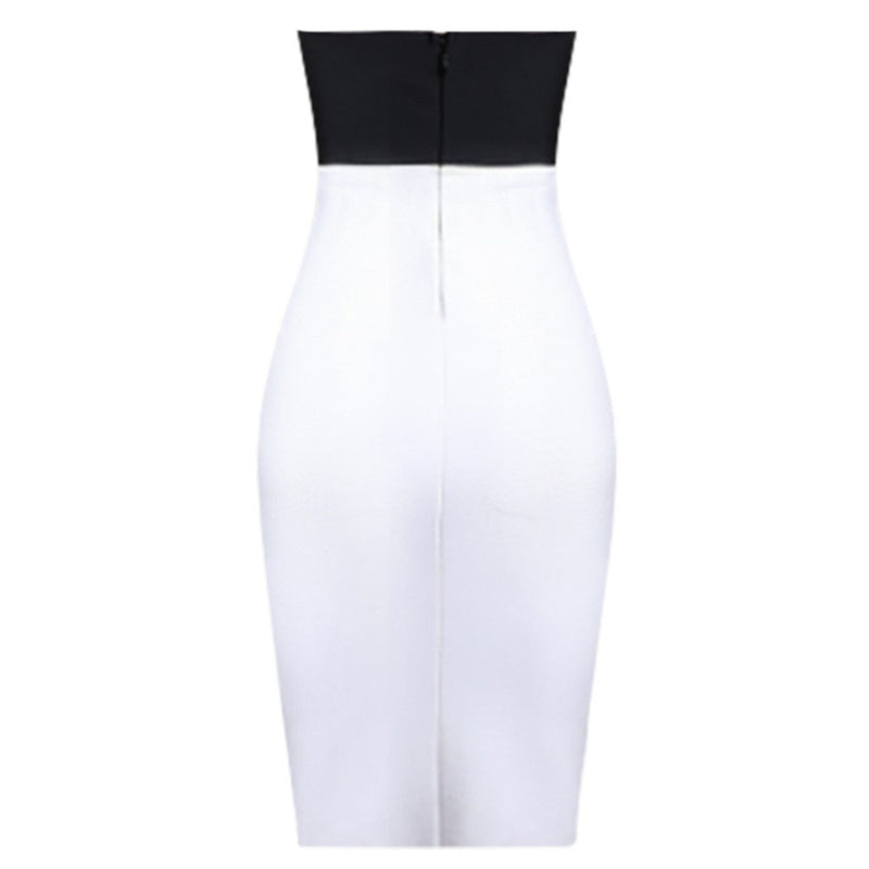 White Bandage Dress PZC1501 5