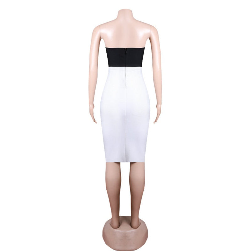 White Bandage Dress PZC1501 7