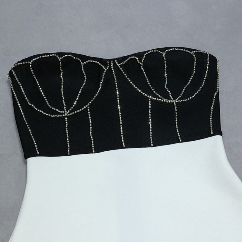 White Bandage Dress PZC1501 8