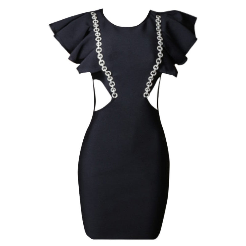 Black Bandage Dress PZC1573 4