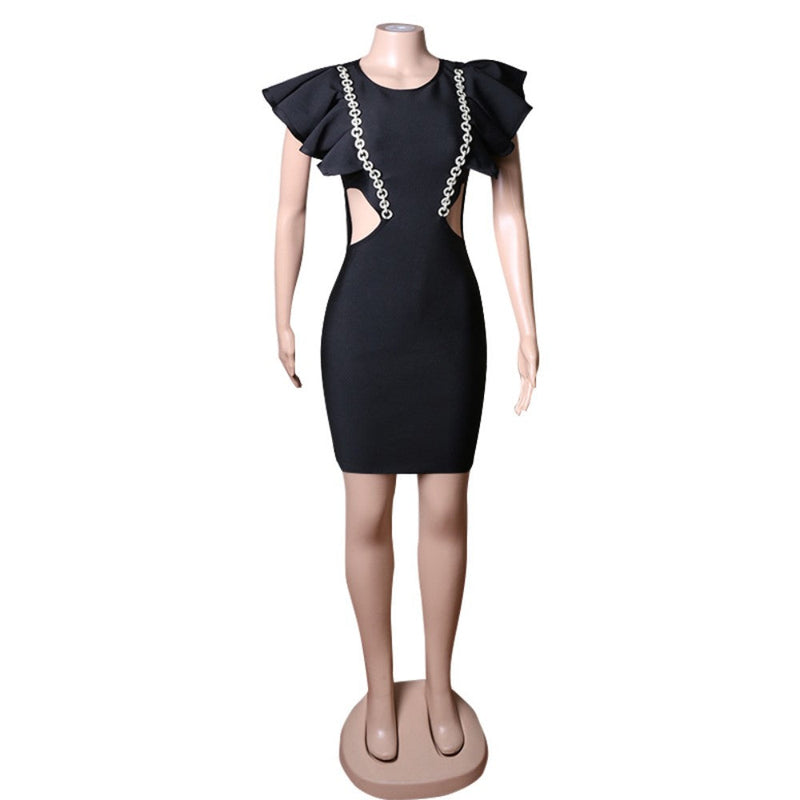 Black Bandage Dress PZC1573 6