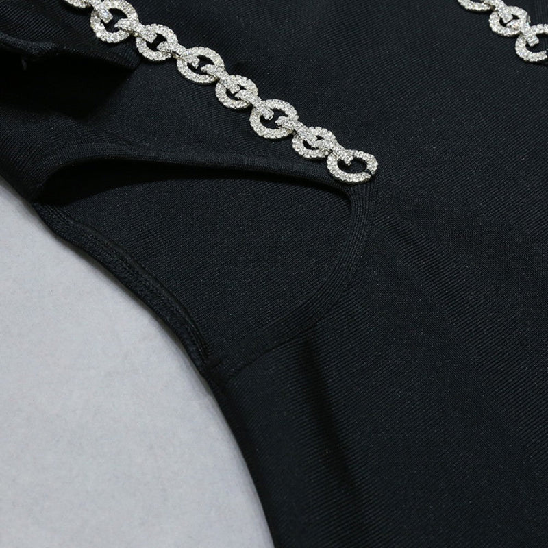 Black Bandage Dress PZC1573 9